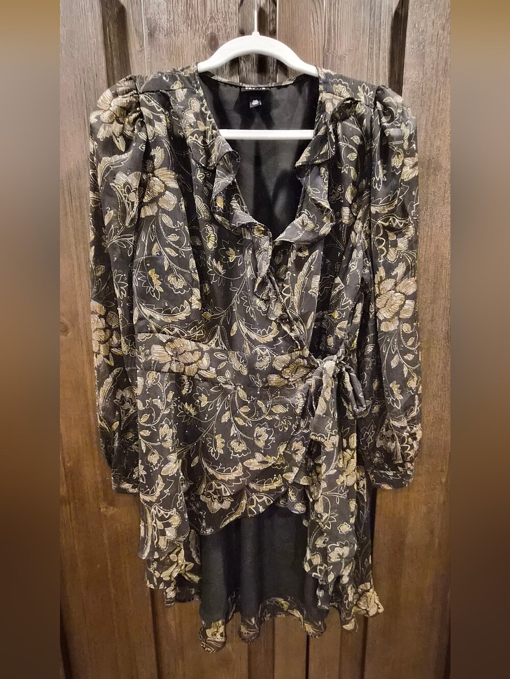 Torrid Hi Lo Tunic Wrap Top